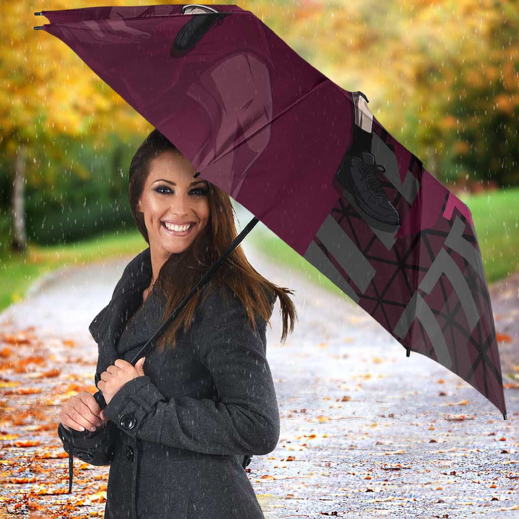 Mihawk One Piece Basketball Umbrella Aggressive Pose - The Mazicc