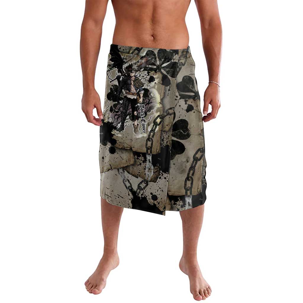 Asta Black Clover Lavalava Grunge Anime Style with Gothic Clover Symbolism