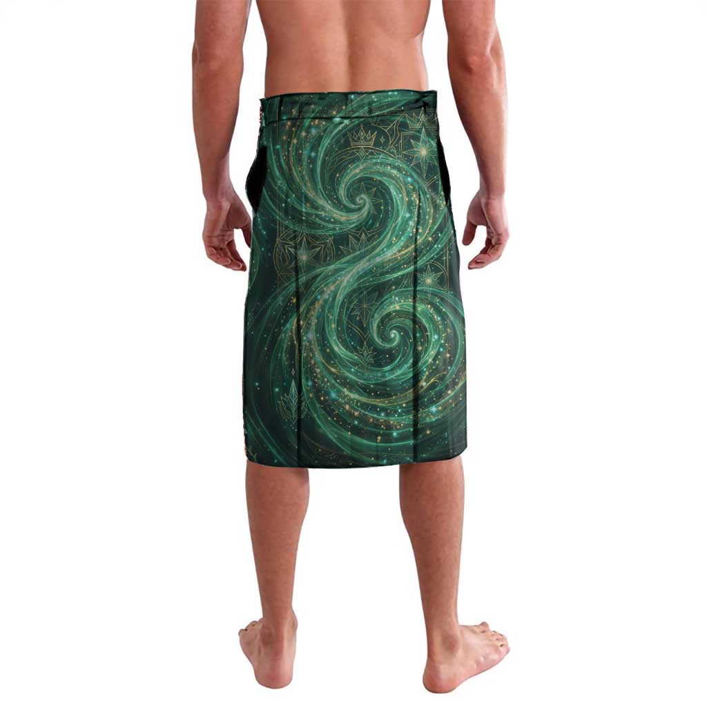Yuno Black Clover Lavalava Magical Fantasy Style with Emerald Wind Swirls