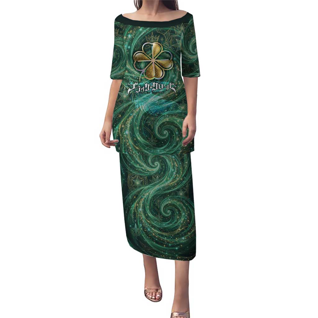 Yuno Black Clover Puletasi Magical Fantasy Style with Emerald Wind Swirls