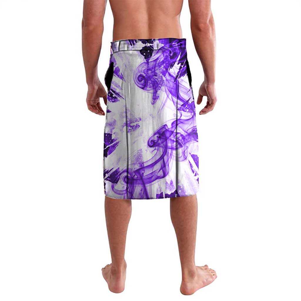 Yami Sukehiro Black Clover Lavalava Dark Magic Anime Style with Purple Smoke and Bull Emblem