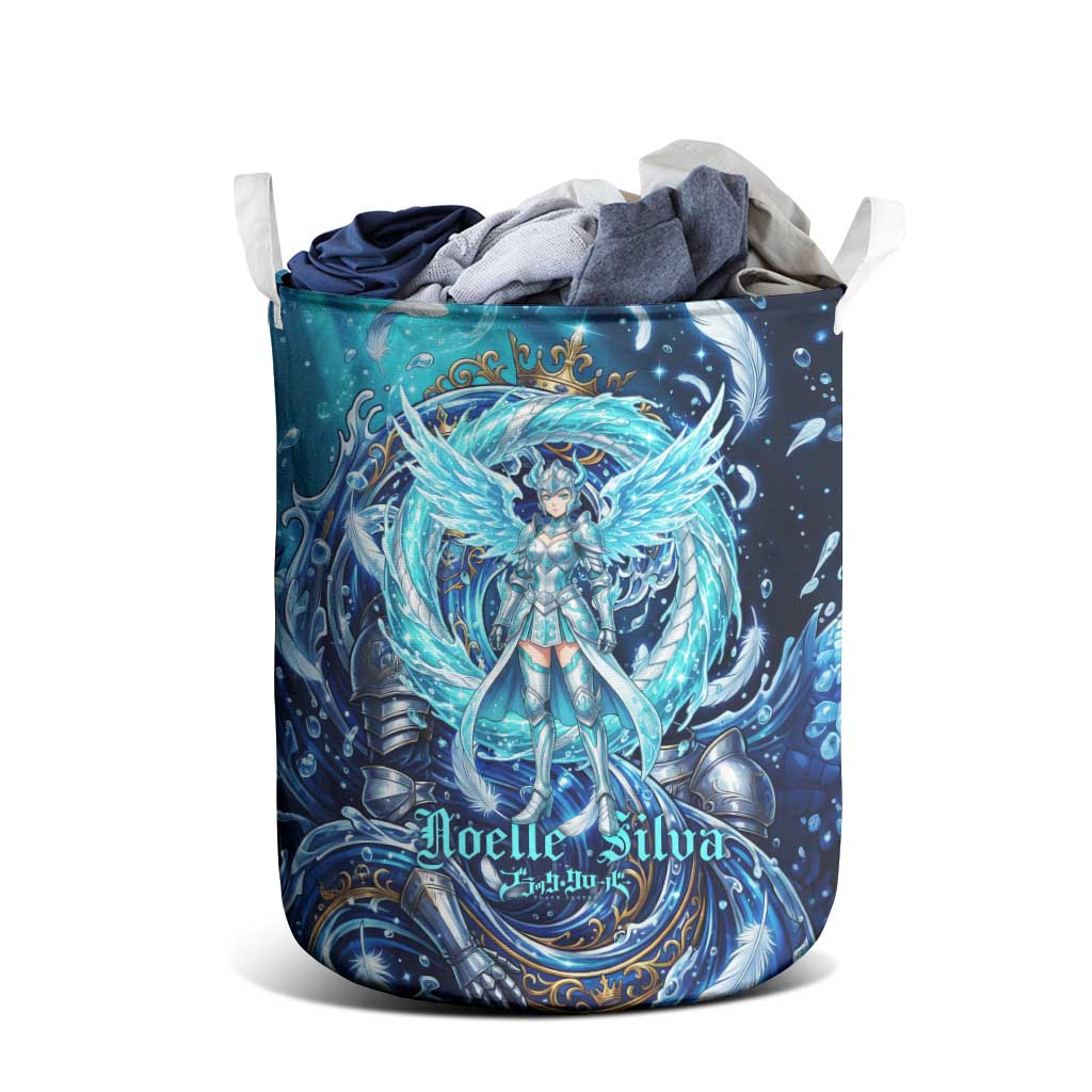 Noelle Silva Black Clover Laundry Basket Celestial Armor Anime Style with Oceanic Magic Swirls