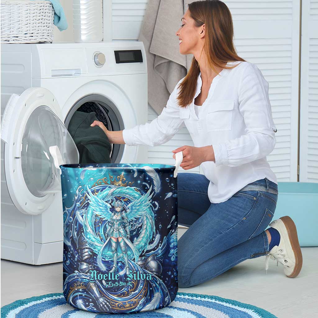 Noelle Silva Black Clover Laundry Basket Celestial Armor Anime Style with Oceanic Magic Swirls