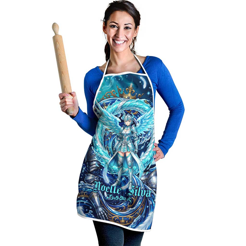 Noelle Silva Black Clover Apron Celestial Armor Anime Style with Oceanic Magic Swirls