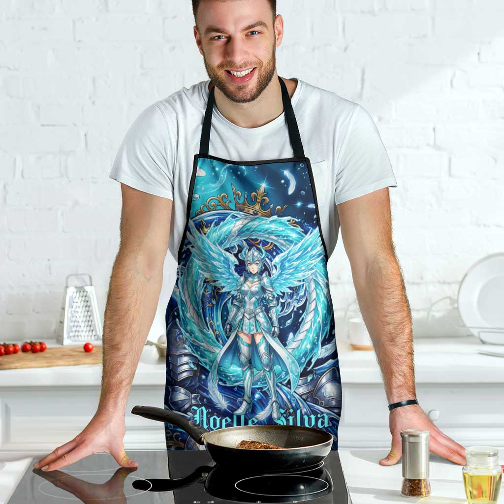 Noelle Silva Black Clover Apron Celestial Armor Anime Style with Oceanic Magic Swirls