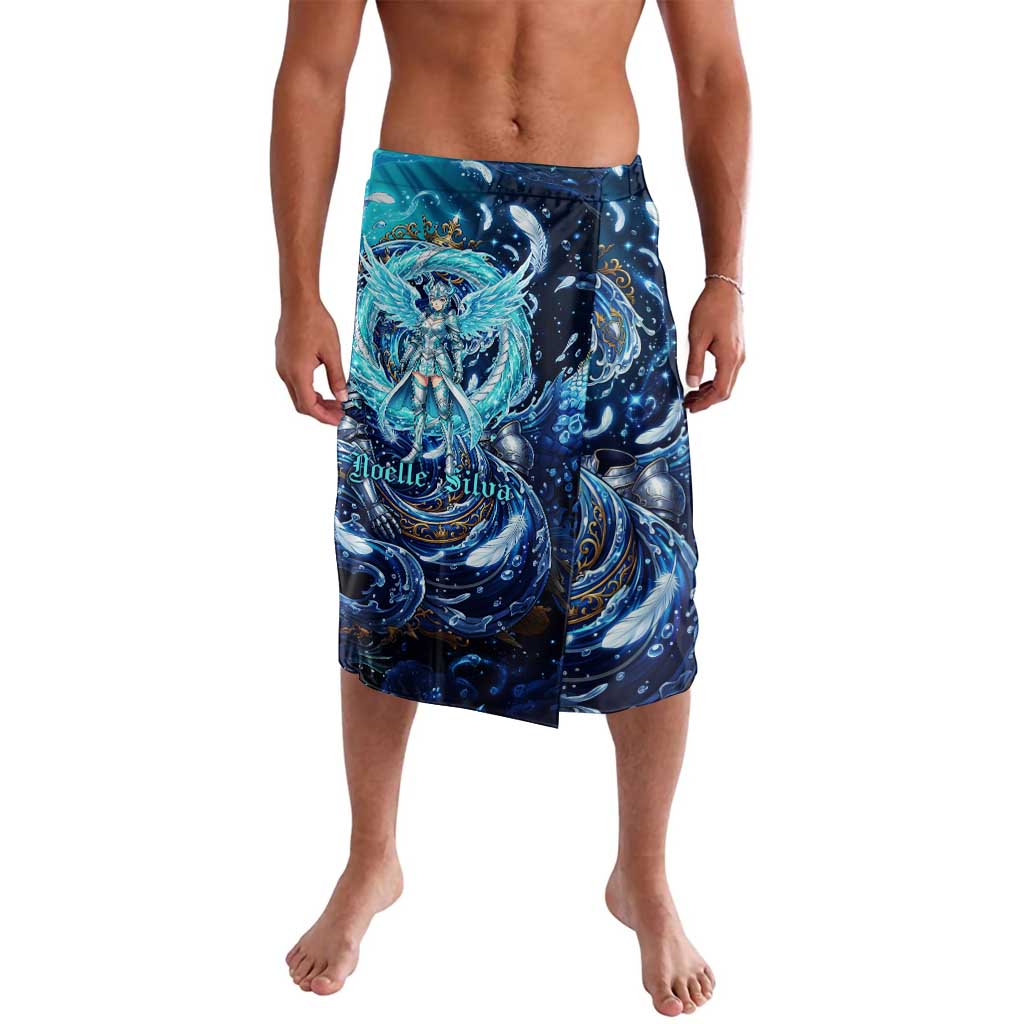 Noelle Silva Black Clover Lavalava Celestial Armor Anime Style with Oceanic Magic Swirls