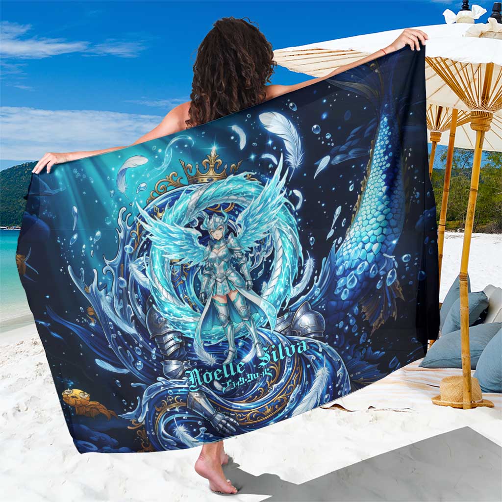 Noelle Silva Black Clover Sarong Celestial Armor Anime Style with Oceanic Magic Swirls