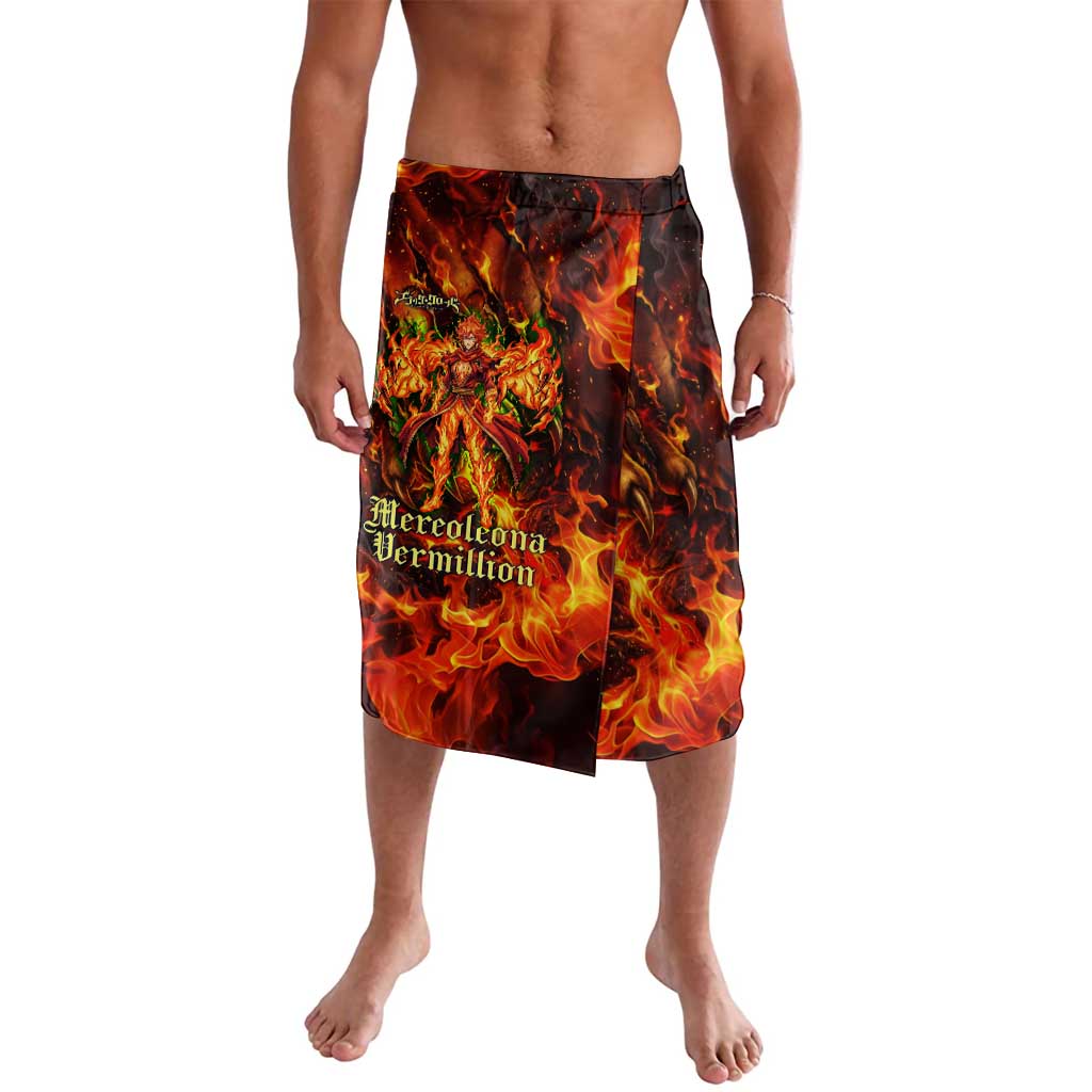 Mereoleona Vermillion Black Clover Lavalava Inferno Flame Anime Style with Lion Symbolism