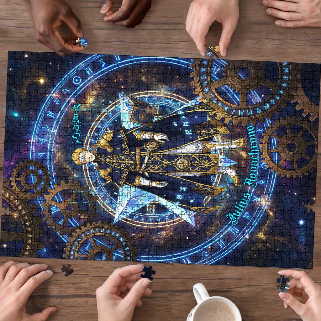 Julius Novachrono Black Clover Puzzle Cosmic Time Magic Style with Celestial Clockwork Motif