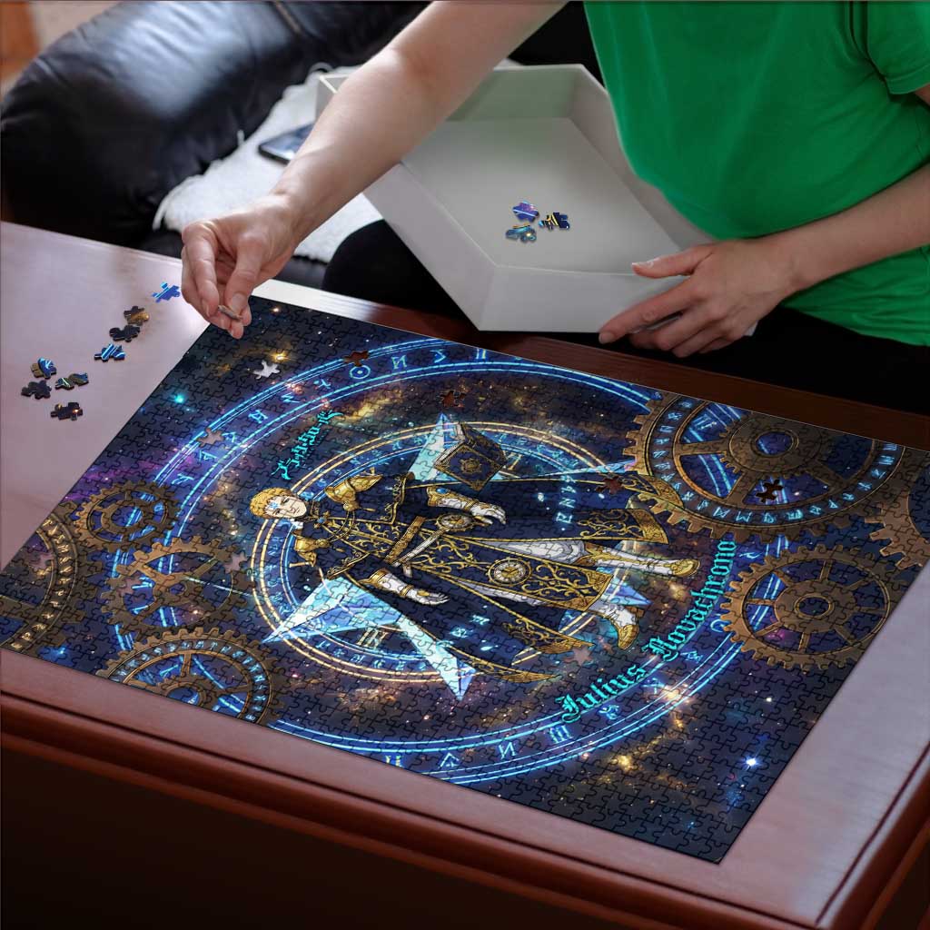 Julius Novachrono Black Clover Puzzle Cosmic Time Magic Style with Celestial Clockwork Motif
