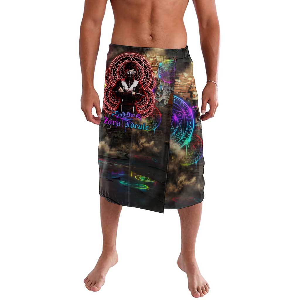 Zara Ideale Black Clover Lavalava Graffiti Magic Circle Style with Urban Grunge Aesthetic