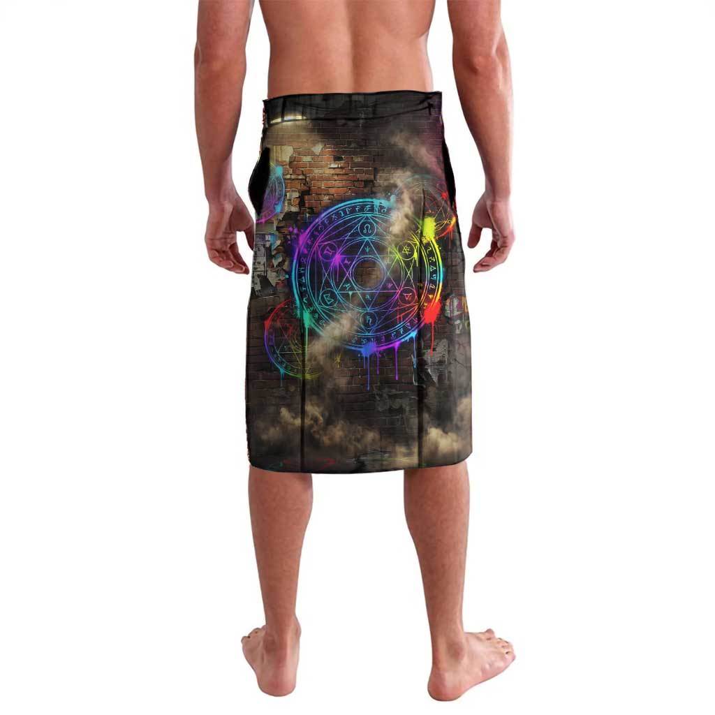 Zara Ideale Black Clover Lavalava Graffiti Magic Circle Style with Urban Grunge Aesthetic