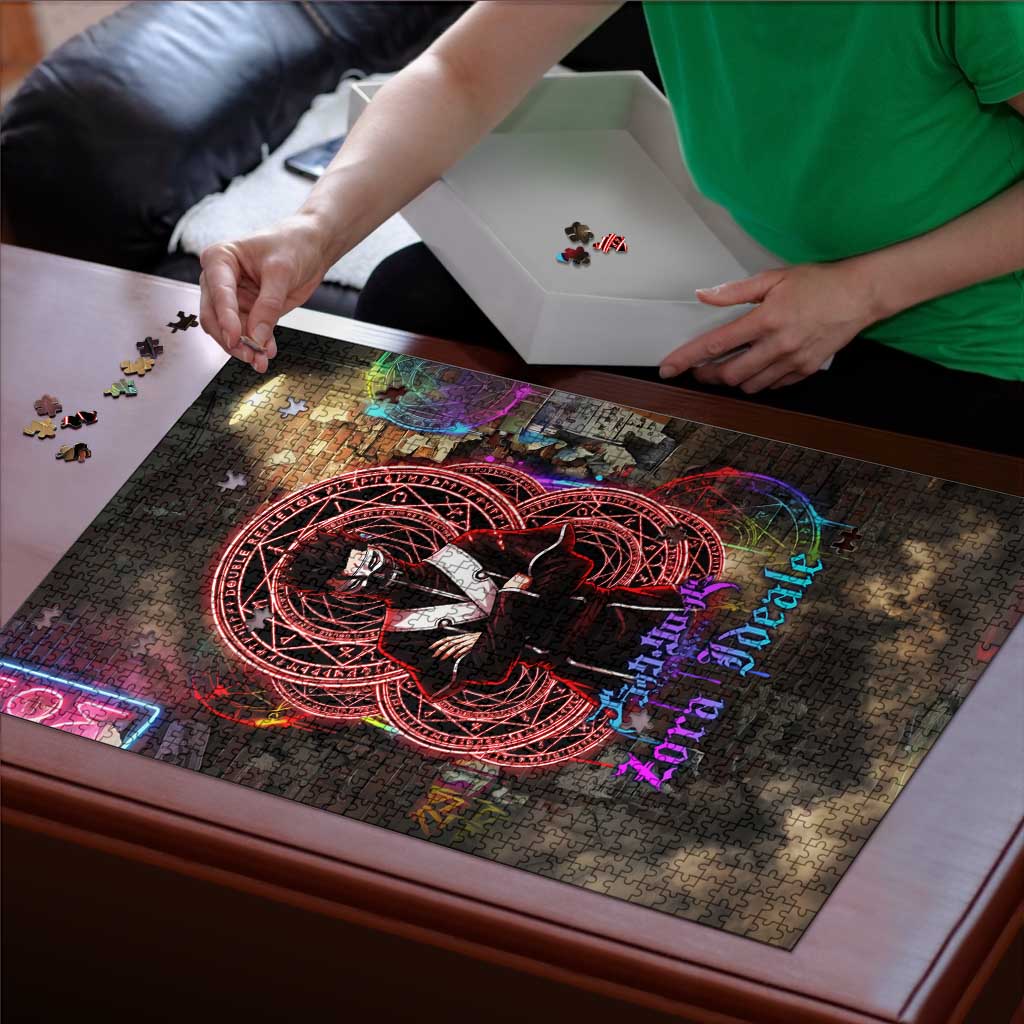 Zara Ideale Black Clover Puzzle Graffiti Magic Circle Style with Urban Grunge Aesthetic