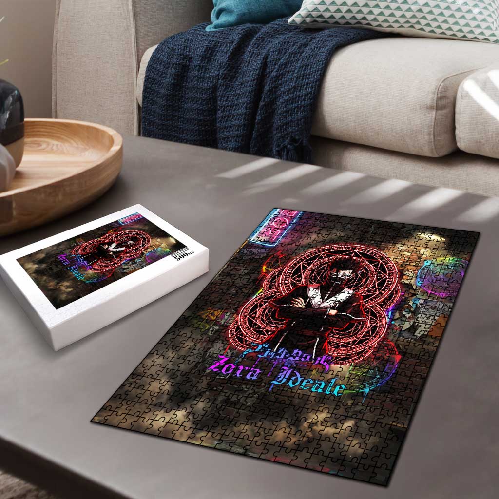 Zara Ideale Black Clover Puzzle Graffiti Magic Circle Style with Urban Grunge Aesthetic
