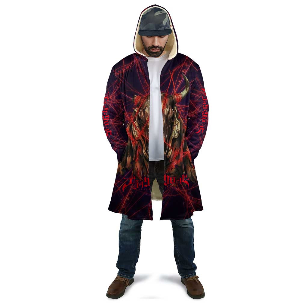 Vanessa Enoteca Black Clover Cloak Arcane Thread Magic Style with Mystic Red Cat Motif