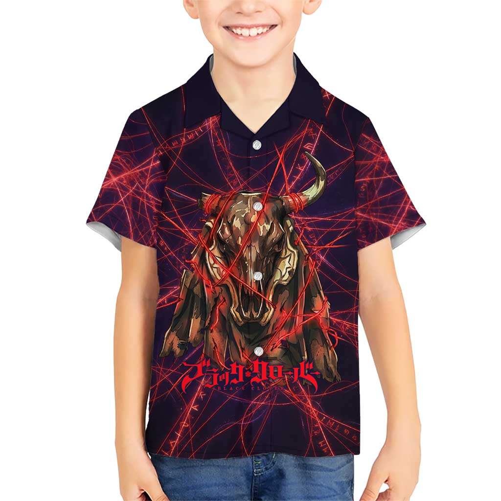 Vanessa Enoteca Black Clover Hawaiian Shirt Arcane Thread Magic Style with Mystic Red Cat Motif