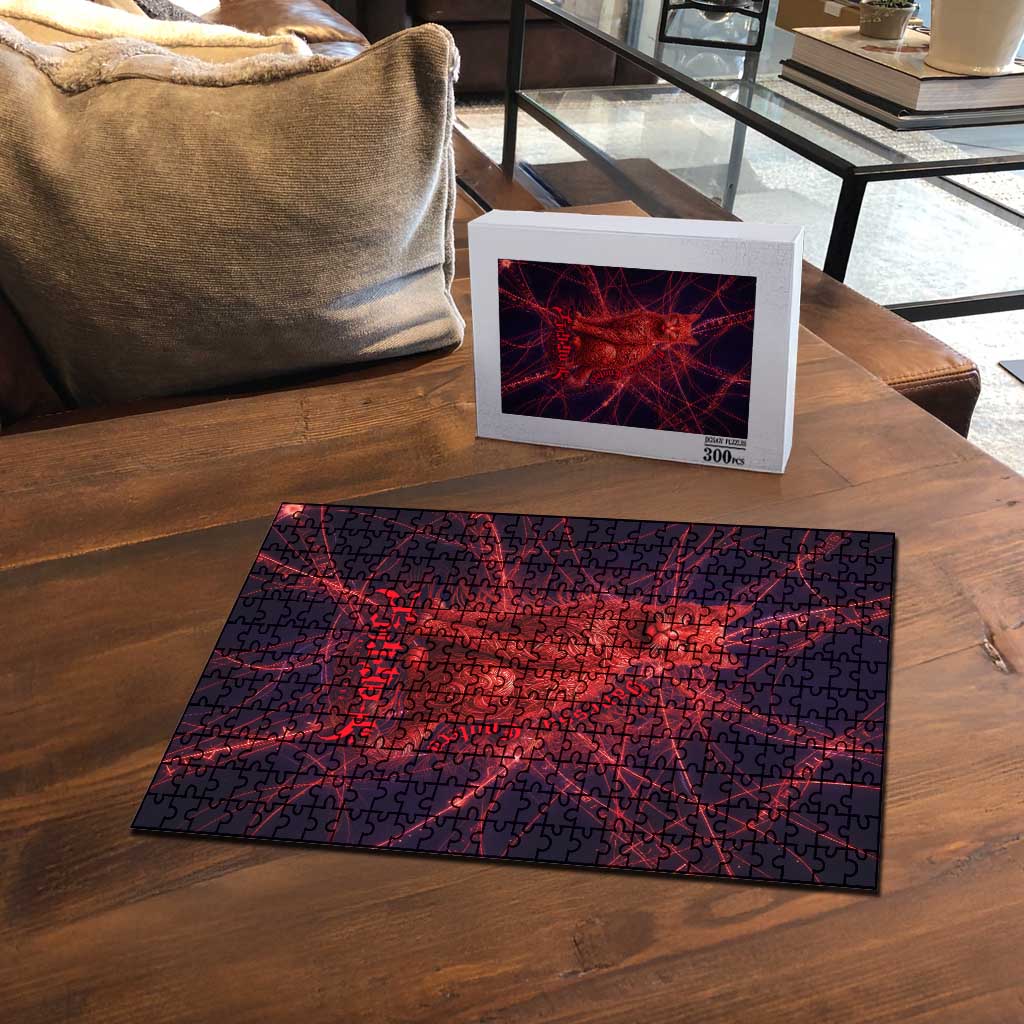 Vanessa Enoteca Black Clover Puzzle Arcane Thread Magic Style with Mystic Red Cat Motif