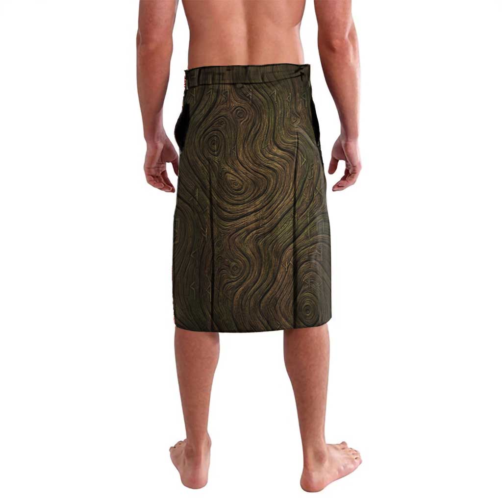 William Vangeance Black Clover Lavalava Enchanted Woodgrain Style with Duality and Golden Mask Motif