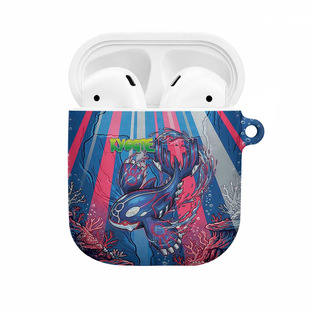 Kyogre Alpha AirPods Case Neon Deep Sea Coral Art