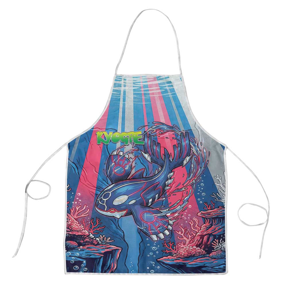 Kyogre Alpha Apron Neon Deep Sea Coral Art