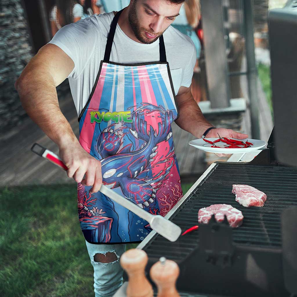 Kyogre Alpha Apron Neon Deep Sea Coral Art