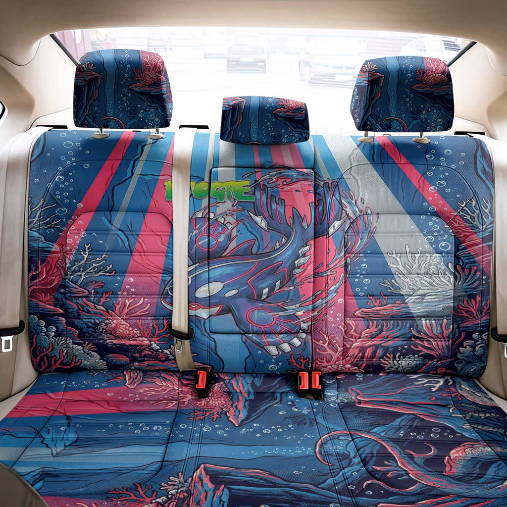 Kyogre Alpha Back Car Seat Cover Neon Deep Sea Coral Art