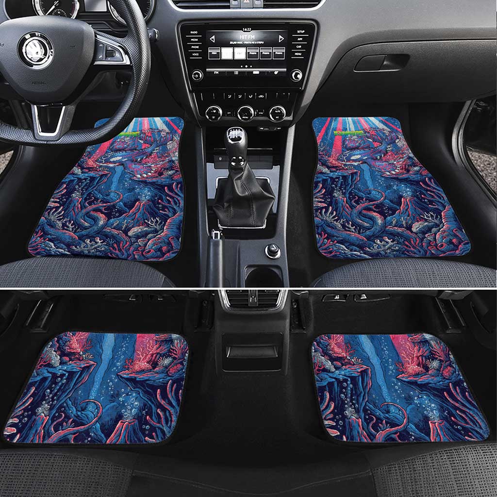 Kyogre Alpha Car Mats Neon Deep Sea Coral Art