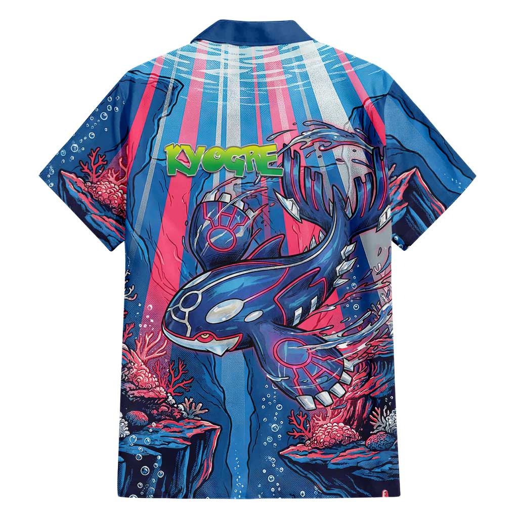 Kyogre Alpha Family Matching Puletasi and Hawaiian Shirt Neon Deep Sea Coral Art