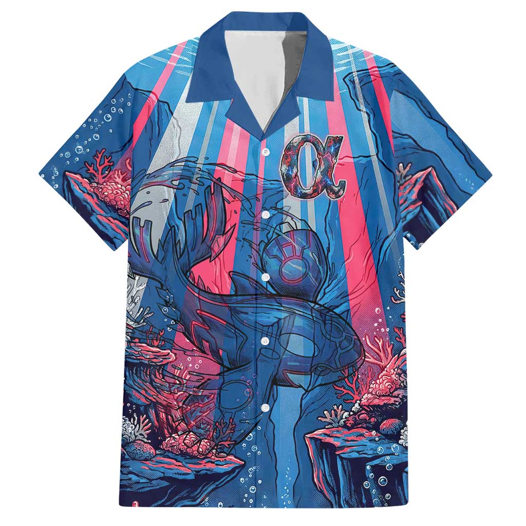 Kyogre Alpha Hawaiian Shirt Neon Deep Sea Coral Art