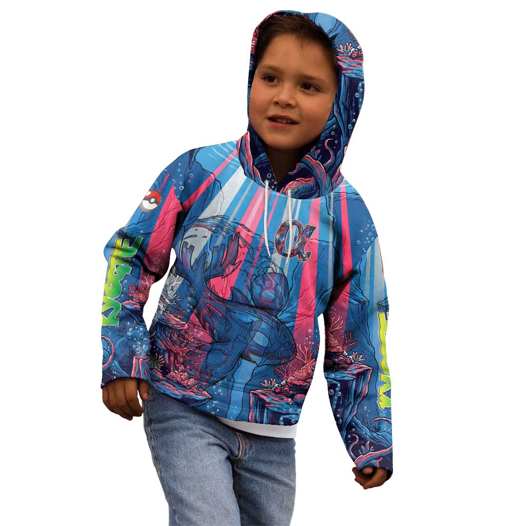 Kyogre Alpha Kid Hoodie Neon Deep Sea Coral Art