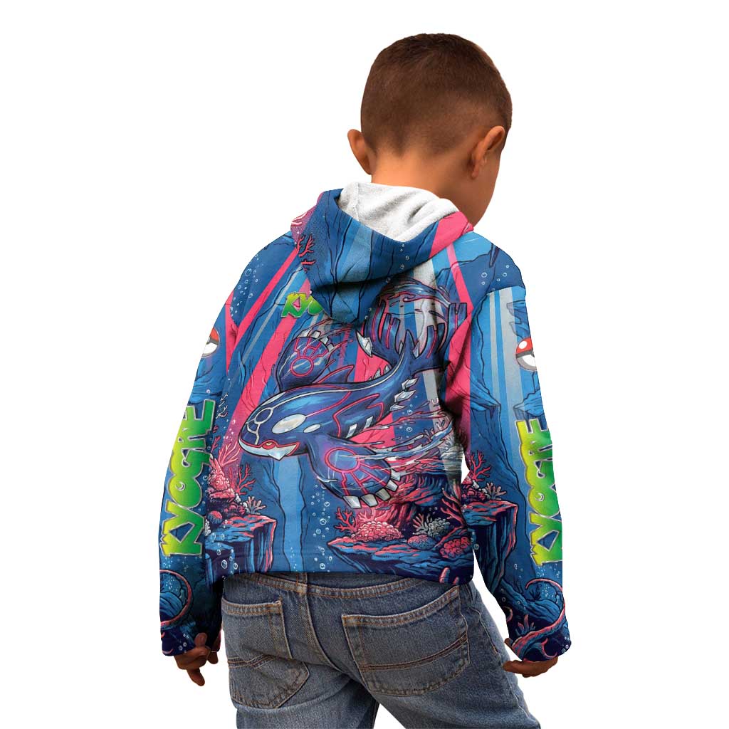 Kyogre Alpha Kid Hoodie Neon Deep Sea Coral Art