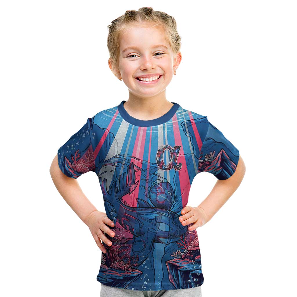 Kyogre Alpha Kid T Shirt Neon Deep Sea Coral Art