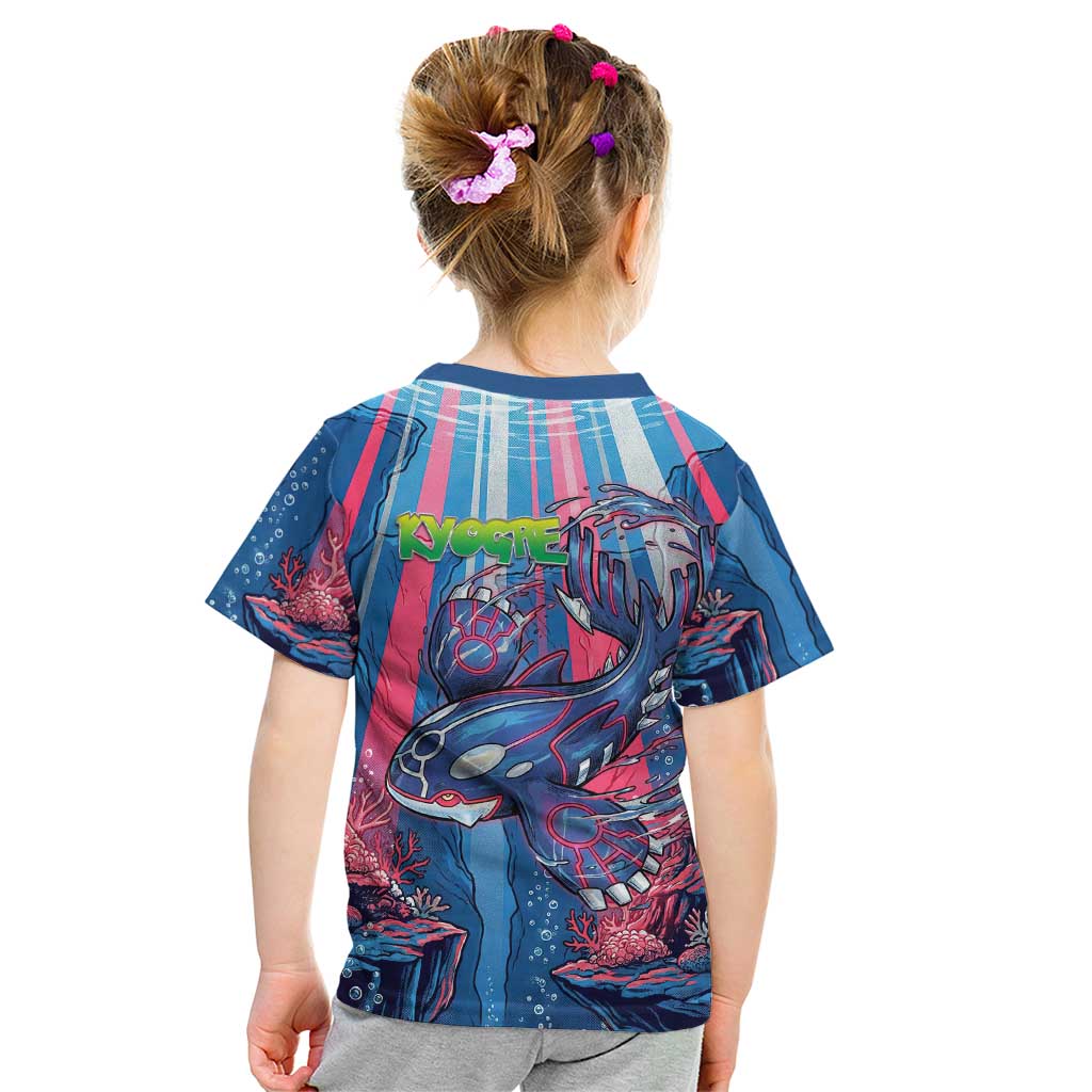 Kyogre Alpha Kid T Shirt Neon Deep Sea Coral Art