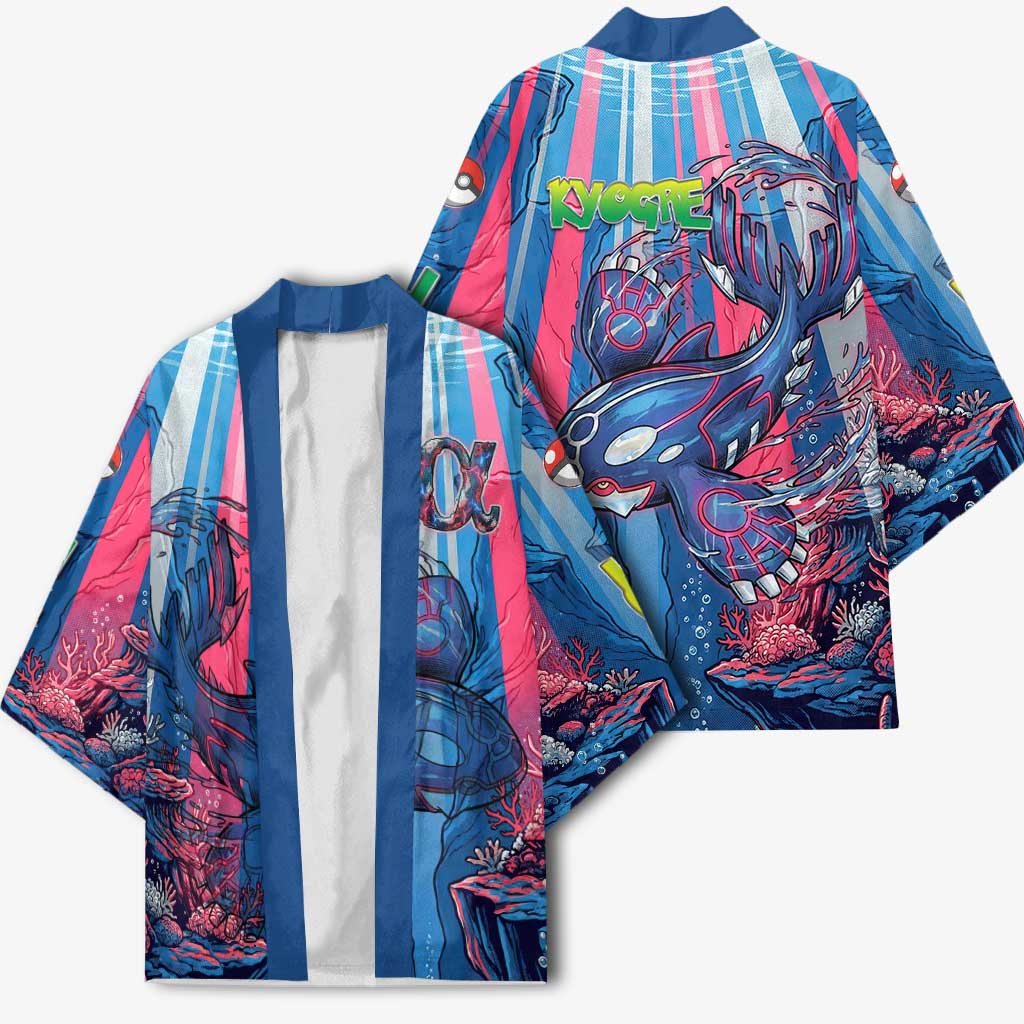 Kyogre Alpha Kimono Neon Deep Sea Coral Art