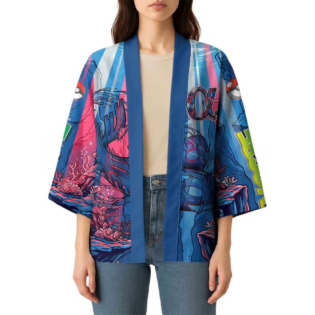Kyogre Alpha Kimono Neon Deep Sea Coral Art