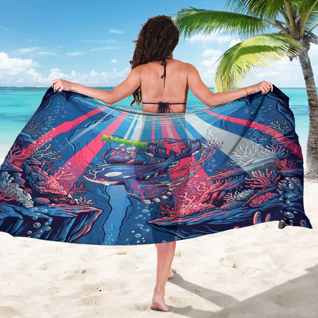 Kyogre Alpha Sarong Neon Deep Sea Coral Art
