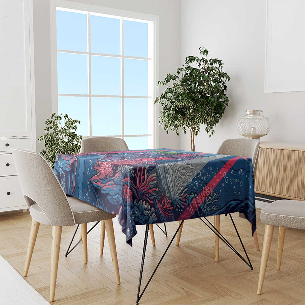 Kyogre Alpha Tablecloth Neon Deep Sea Coral Art