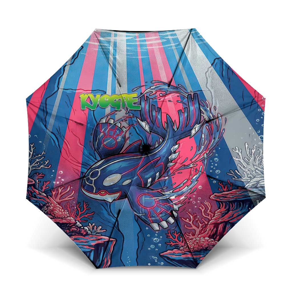 Kyogre Alpha Umbrella Neon Deep Sea Coral Art