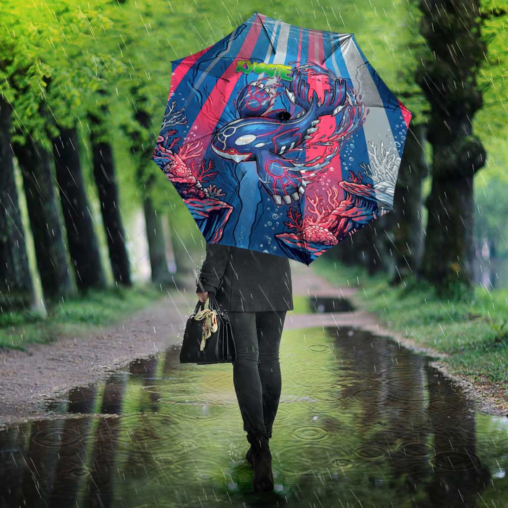 Kyogre Alpha Umbrella Neon Deep Sea Coral Art