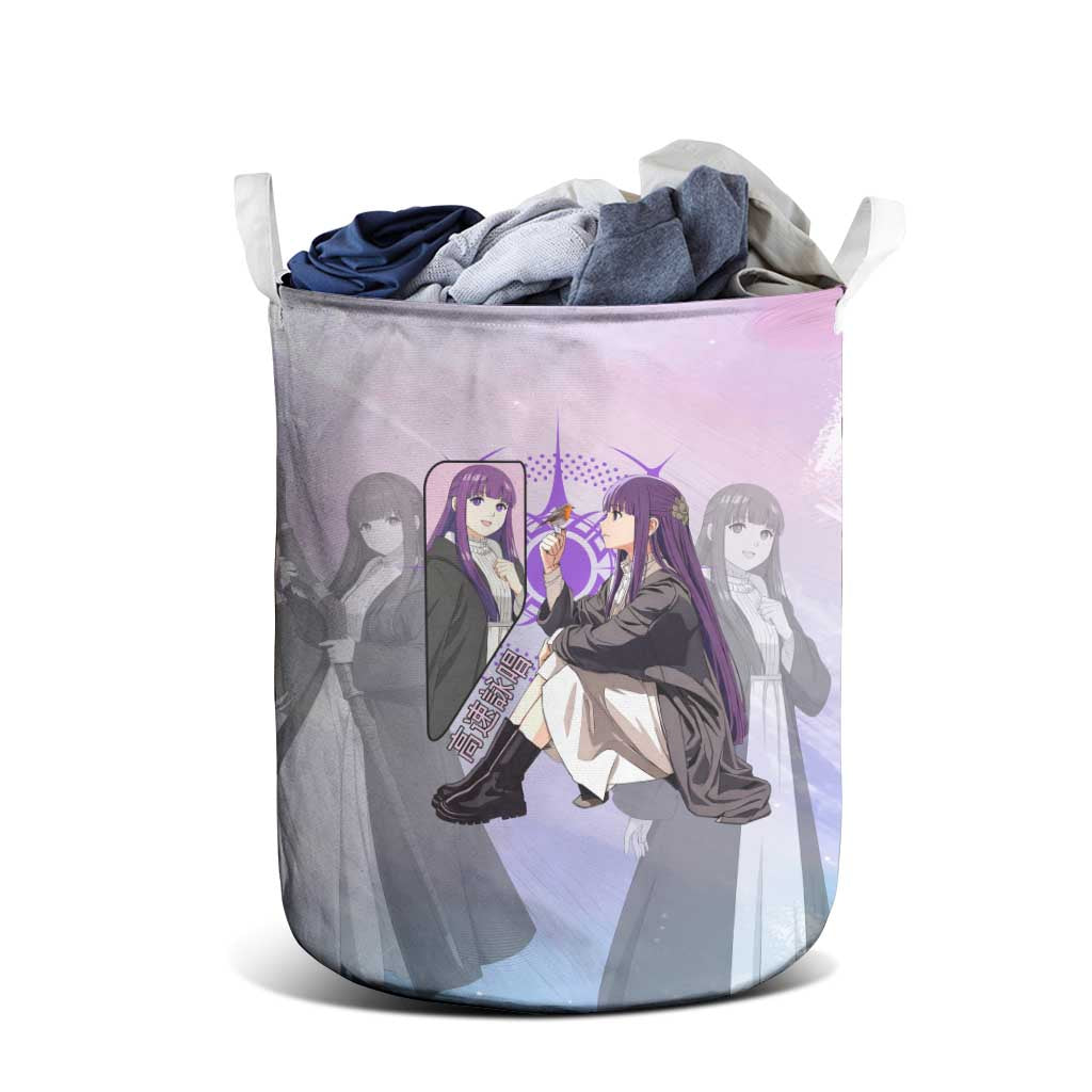 Fern Frieren Beyond Journey’s End Laundry Basket Anime Pastel Aesthetic