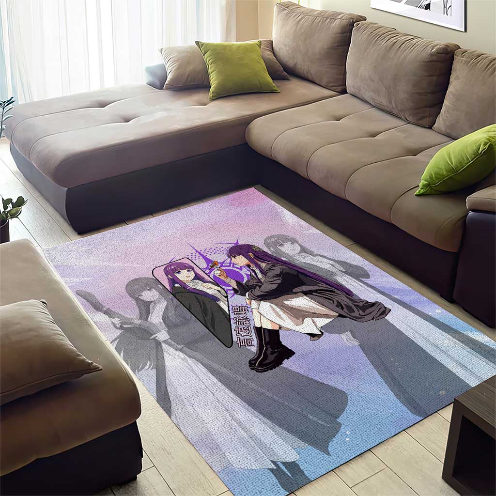 Fern Frieren Beyond Journey’s End Area Rug Anime Pastel Aesthetic