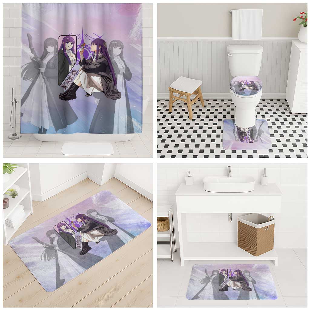 Fern Frieren Beyond Journey’s End Bathroom Set Anime Pastel Aesthetic