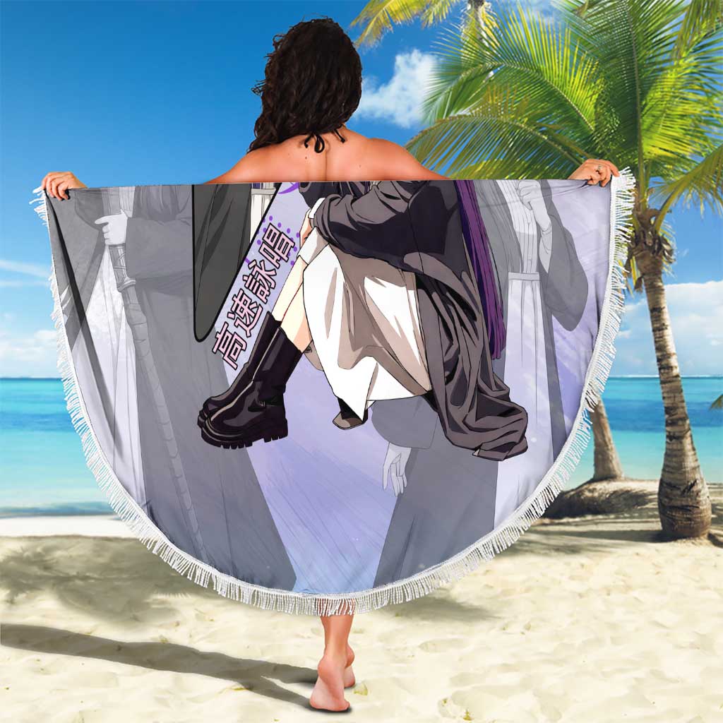Fern Frieren Beyond Journey’s End Beach Blanket Anime Pastel Aesthetic