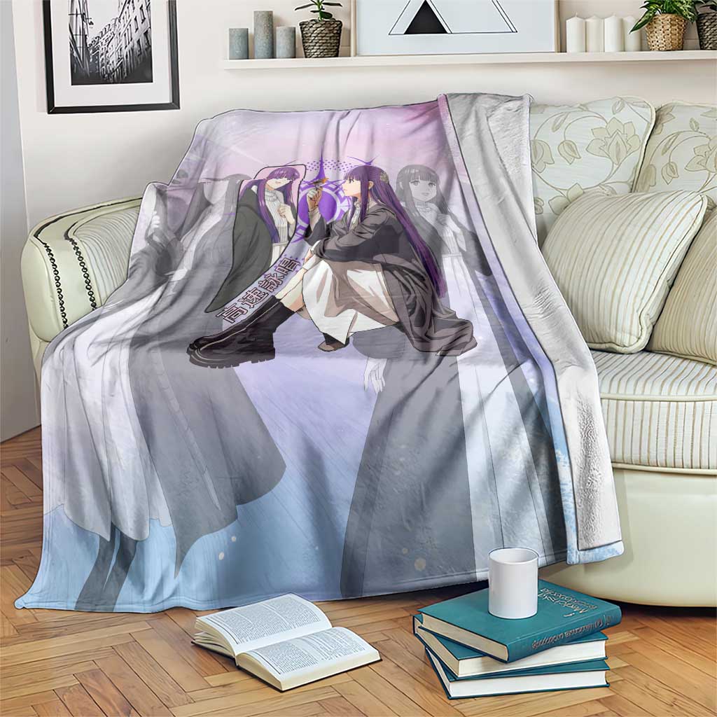 Fern Frieren Beyond Journey’s End Blanket Anime Pastel Aesthetic