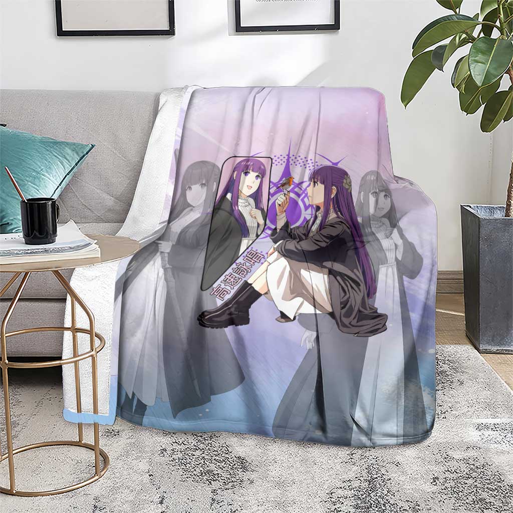 Fern Frieren Beyond Journey’s End Blanket Anime Pastel Aesthetic