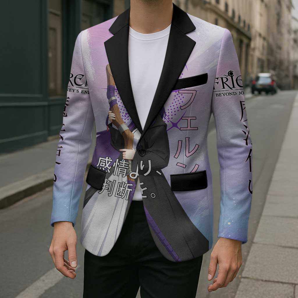 Fern Frieren Beyond Journey’s End Blazer Anime Pastel Aesthetic