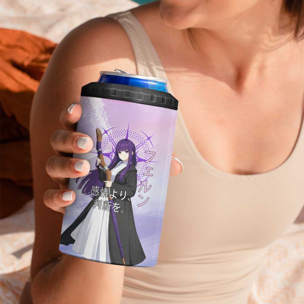 Fern Frieren Beyond Journey’s End 4 in 1 Can Cooler Tumbler Anime Pastel Aesthetic