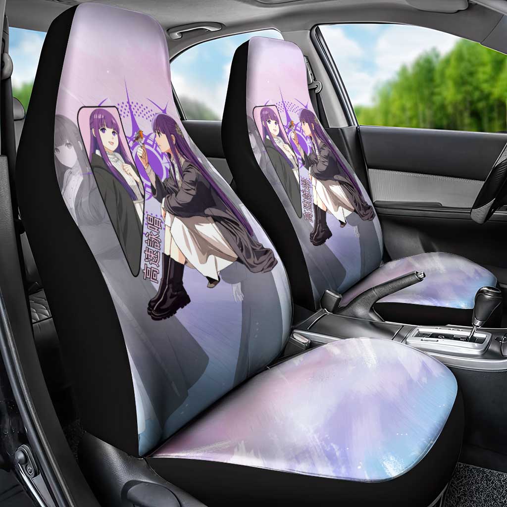 Fern Frieren Beyond Journey’s End Car Seat Cover Anime Pastel Aesthetic