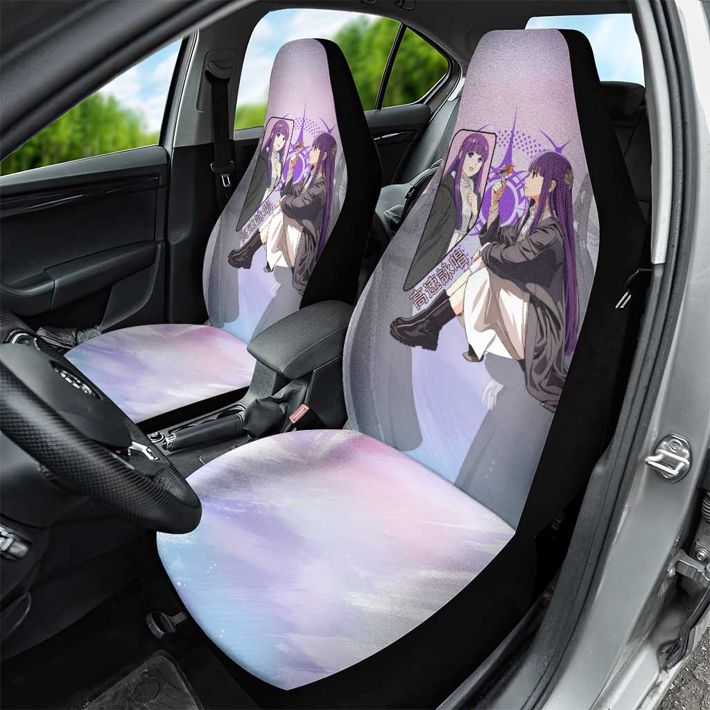 Fern Frieren Beyond Journey’s End Car Seat Cover Anime Pastel Aesthetic