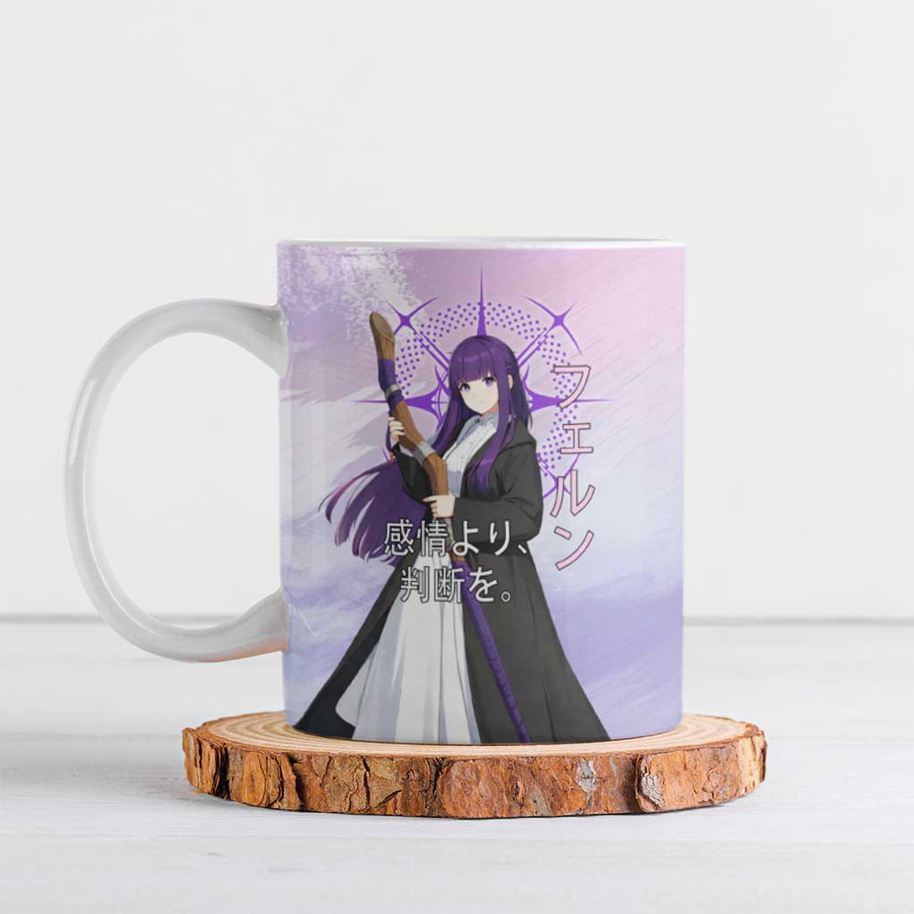 Fern Frieren Beyond Journey’s End Ceramic Mug Anime Pastel Aesthetic